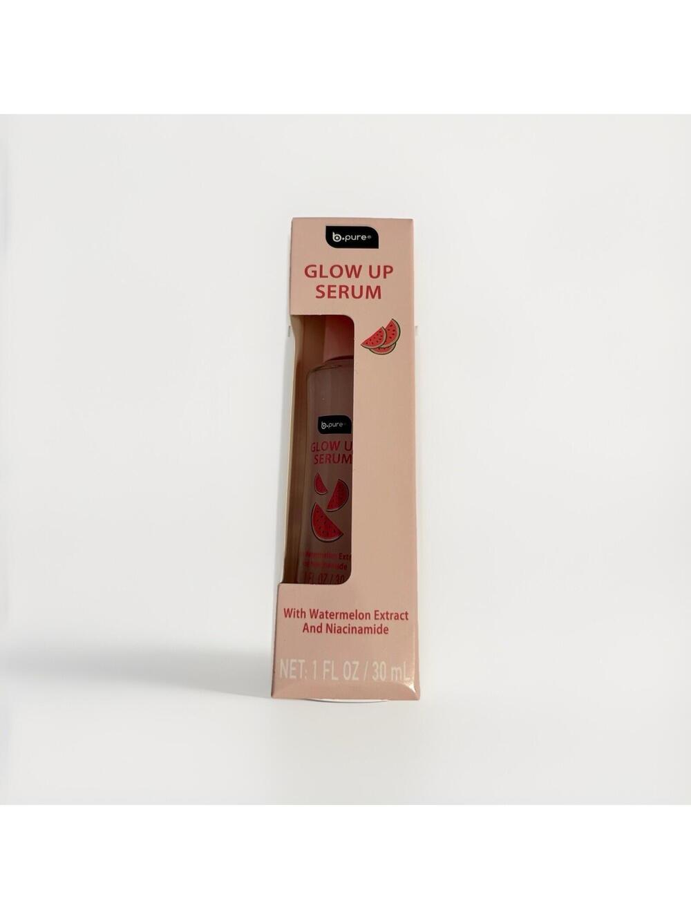 b·pure Glow Up Daily Serum Watermelon Extract Niacinamide Face Skin Care 1oz Spa